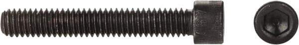 Made in USA - 5/16-24 UNF Hex Socket Drive, Socket Cap Screw - Alloy Steel, Black Oxide Finish, Fully Threaded, 1-3/4" Length Under Head - USA Tool & Supply