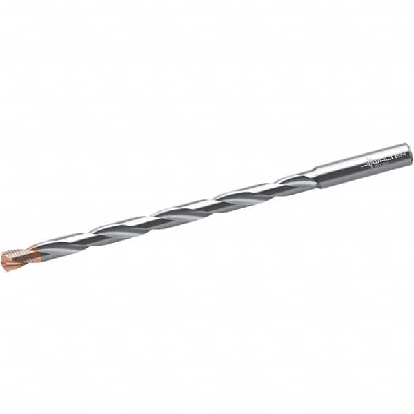Walter-Titex - 1/2" 140° 2-Flute Solid Carbide Extra Length Drill Bit - USA Tool & Supply