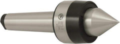 Bison - MT6 Morse Taper Shank, 90mm Head Diam, Live Center - 3,000 Max RPM, 60.5mm Point Diam, 2.46" Point Len, 3,086 Lb Max Workpc, Standard Point - USA Tool & Supply