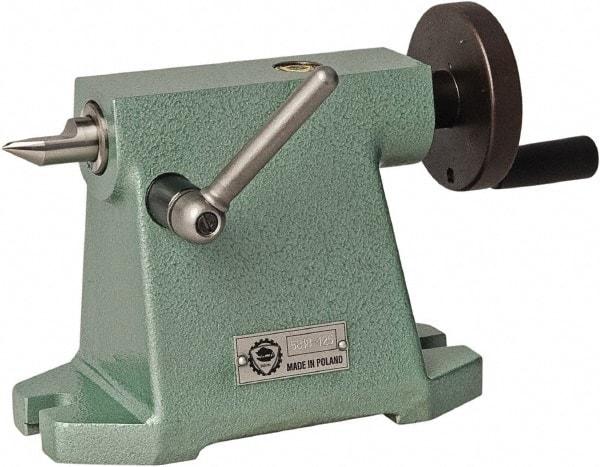 Bison - Lathe Tailstock - For Use with Rotary Tables with 100mm Center Height - USA Tool & Supply