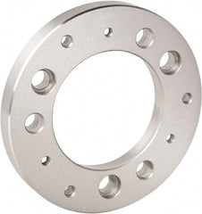 Bison - Adapter Back Plate for 10" Diam Bison Power Lathe Chucks - A2-8 Mount - USA Tool & Supply