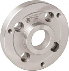 Bison - Adapter Back Plate for 5" Diam Bison Set-Tru Lathe Chucks - A1/A2-6 Mount, 35mm Through Hole Diam - USA Tool & Supply