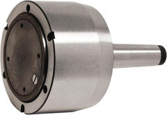 Bison - Adapter Back Plate for 4" Diam Bison Set-Tru Lathe Chucks - 3MT Mount - USA Tool & Supply