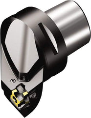 Sandvik Coromant - Right Hand Cut, Size C5, 3-80-101108 Insert Compatiblity, Internal Modular Turning & Profiling Cutting Unit Head - 35mm Ctr to Cutting Edge, 60mm Head Length, Through Coolant, Series CoroTurn 300 - USA Tool & Supply