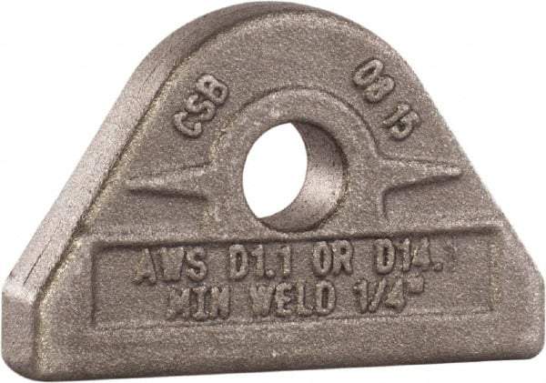 Mag-Mate - 15/32" ID, 2,000 Lb Capacity, Pad Eye - Carbon Steel - USA Tool & Supply