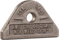 Mag-Mate - 3/8" ID, 1,000 Lb Capacity Pad Eye - Carbon Steel - USA Tool & Supply
