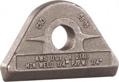 Mag-Mate - 43/64" ID, 4,000 Lb Capacity Pad Eye - Carbon Steel - USA Tool & Supply