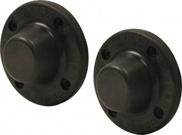 Mag-Mate - 4" Long Rubber Insulated Magnetic Door Holder - Weatherproof Grade - USA Tool & Supply