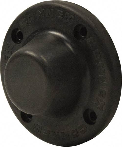 Mag-Mate - 4" Long Rubber Insulated Magnetic Door Holder - Weatherproof Grade - USA Tool & Supply