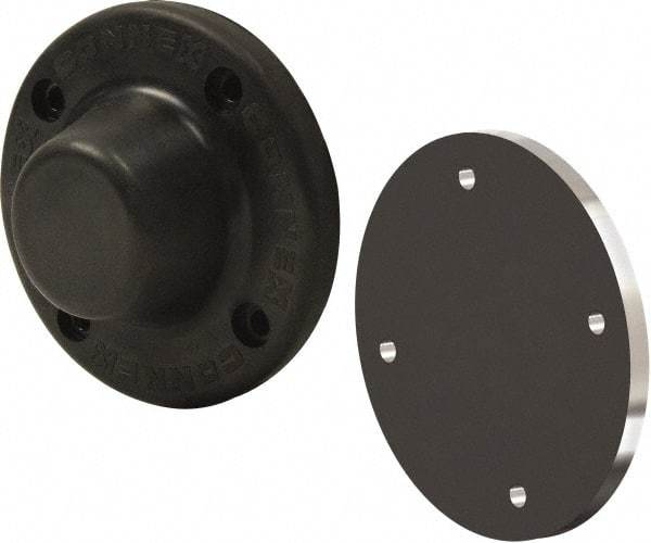 Mag-Mate - 4" Long Rubber Insulated Magnetic Door Holder - Weatherproof Grade - USA Tool & Supply