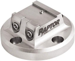 Raptor Workholding - 1-1/2" Jaw Width, 2" High Dovetail Vise - For Use with 4 & 5 Axis Workholding Systems - USA Tool & Supply