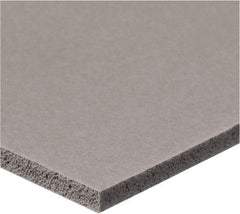 Value Collection - 1/4" Thick x 1" Wide x 6' Long Gray Closed Cell Silicone Foam Rubber Roll - Stock Length, Adhesive Back, -60°F to 400°F - USA Tool & Supply