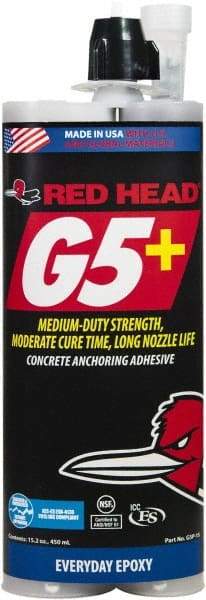 Red Head - Anchoring Adhesives Adhesive Material: Epoxy Volume (fl. oz.): 15.00 - USA Tool & Supply