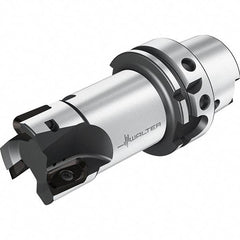 Walter - 63mm Cut Diam, 20mm Max Depth of Cut, 63mm Shank Diam, 141.9mm OAL, Indexable Square Shoulder End Mill - HSK63A Taper Shank, 0° Lead Angle, Through Coolant, Series M2131-H - USA Tool & Supply