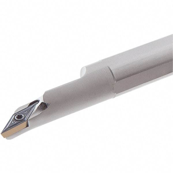 Iscar - 25mm Min Bore Diam, 200mm OAL, 20mm Shank Diam, S-SVJC Indexable Boring Bar - 37mm Max Bore Depth, VC.T 1103.. Insert, Screw Holding Method - USA Tool & Supply