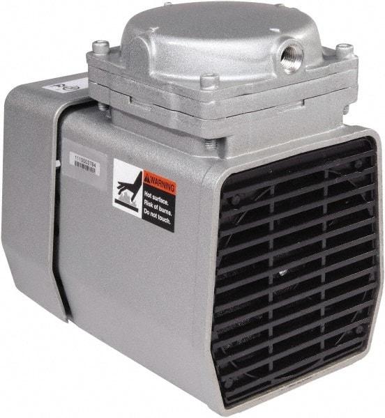 Gast - Diaphragm-Type Vacuum Pumps Horsepower: 1/8 Cubic Feet per Minute: 1.60 - USA Tool & Supply