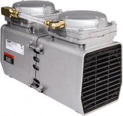 Gast - Diaphragm-Type Vacuum Pumps Horsepower: 1/2 Cubic Feet per Minute: 3.30 - USA Tool & Supply