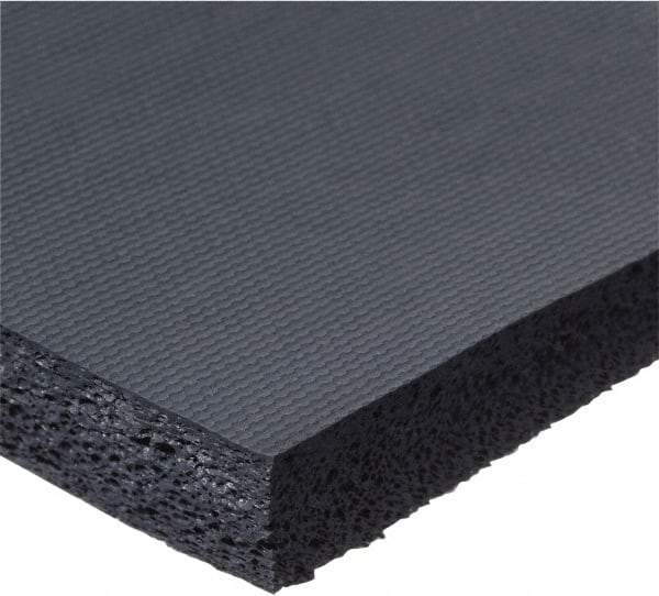 Value Collection - 1/16" Thick x 12" Wide x 1' Long Blue Closed Cell Silicone Foam Rubber Roll - Stock Length, Plain Back, -100°F to 500°F - USA Tool & Supply