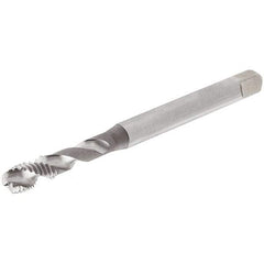 Iscar - M14x1.50 Metric Fine 3 Flute 6H Modified Bottoming Spiral Flute Tap - Cobalt, TiN Finish, 100mm OAL, Right Hand Flute, Right Hand Thread, Series TPS MF - USA Tool & Supply