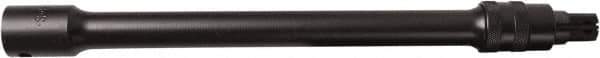 SK - 1/2" Drive Impact Locking Socket Extension - 10" OAL, Black Finish - USA Tool & Supply