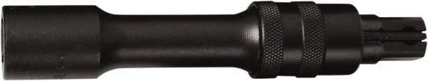 SK - 1/2" Drive Impact Locking Socket Extension - 5" OAL, Black Finish - USA Tool & Supply