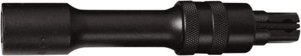 SK - 3/8" Drive Impact Locking Socket Extension - 6" OAL, Black Finish - USA Tool & Supply