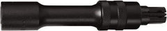 SK - 3/8" Drive Impact Locking Socket Extension - 6" OAL, Black Finish - USA Tool & Supply