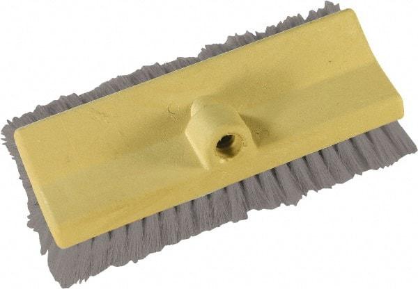 O-Cedar - 10" OAL, Vehicle Brush - Gray PVC Bristles, 2-1/2" Trim Length - USA Tool & Supply