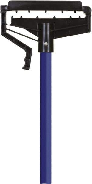 O-Cedar - 60" Standard Fiberglass Quick Connect Mop Handle - 1" Handle Diam, 1 to 5" Wet Mop Head Band, Use with Wet Mops - USA Tool & Supply