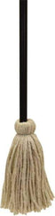 O-Cedar - White Deck Mop - 20" Long x 3-1/2" Wide Head, 48" Long Handle, Cotton Head - USA Tool & Supply