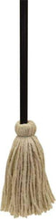 O-Cedar - White Deck Mop - 12" Long x 3-1/2" Wide Head, 48" Long Handle, Cotton Head - USA Tool & Supply