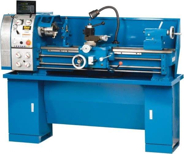 Enco - 13" Swing, 40" Between Centers, 220 Volt, Single Phase Bench Lathe - 5MT Taper, 1-1/2 hp, 65 to 1,810 RPM, 1-1/2" Bore Diam, 750mm Deep x 580mm High x 1,676mm Long - USA Tool & Supply