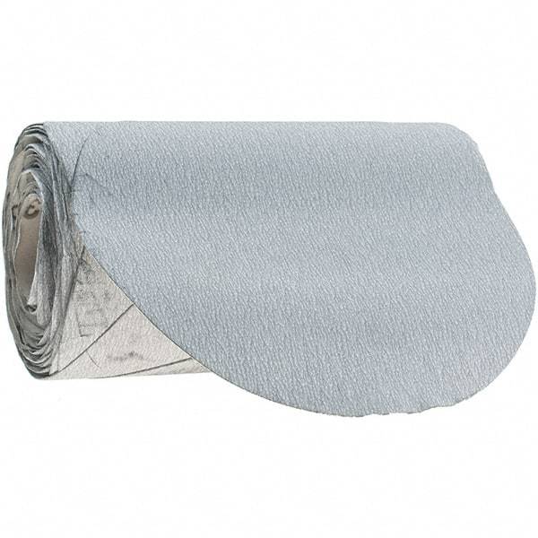 Tru-Maxx - 6" Diam, 320 Grit Silicon Carbide Adhesive PSA Disc - Extra Fine Grade, White, C Weighted Backing, Flexible, 3,000 Max RPM - USA Tool & Supply