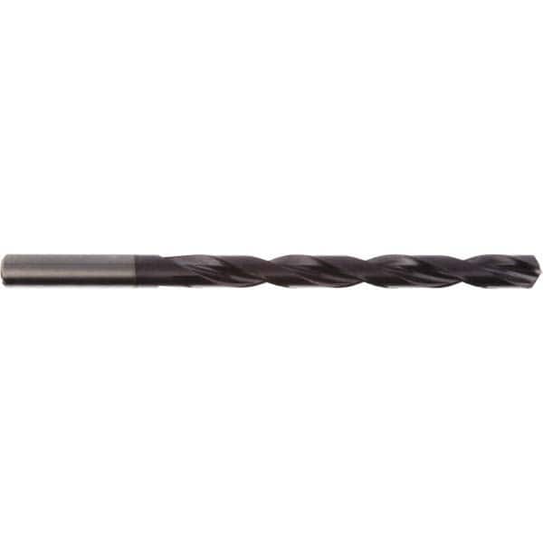 DORMER - 4.6mm 140° Spiral Flute Solid Carbide Taper Length Drill Bit - USA Tool & Supply