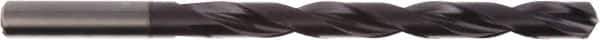 DORMER - 16mm, 140° Point, Spiral Flute, Solid Carbide Taper Length Drill Bit - TiAlN Finish, 172mm Flute Length, 227mm OAL - USA Tool & Supply