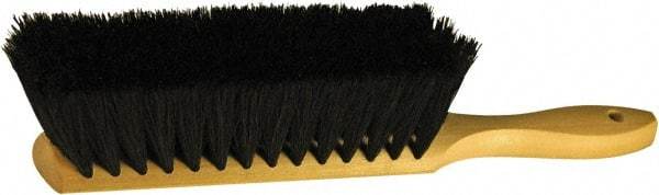 O-Cedar - 13" OAL, Tampico Counter Brush - 2-1/2" Bristle Length, 8" Long x 2-1/2" Wide Head, Wood Handle, Black - USA Tool & Supply