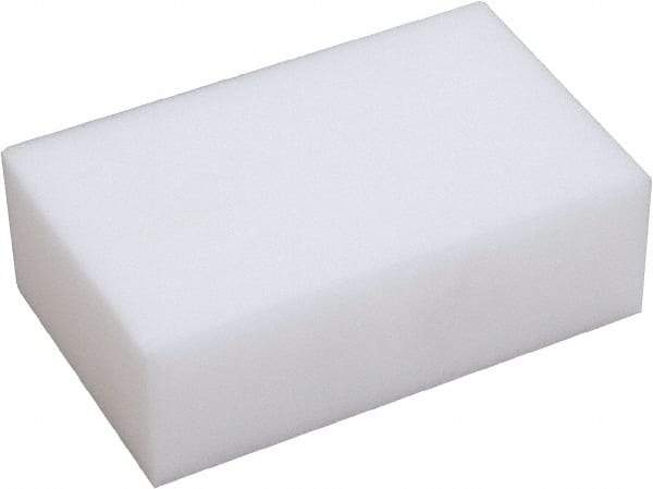 O-Cedar - 4-1/2" Long x 2-3/4" Wide x 1-1/2" Thick Eraser - Light-Duty, White - USA Tool & Supply