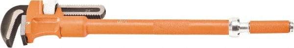 OPI - 24" Alloy Steel Telescopic Pipe Wrench - 3-3/4" Pipe Capacity - USA Tool & Supply
