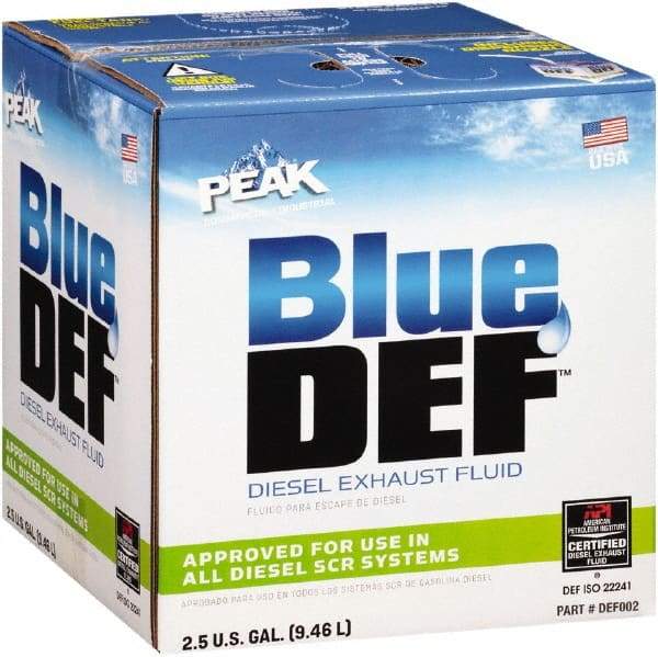 Peak - Diesel Exhaust Fluid - 2.5 Gal Jug - USA Tool & Supply