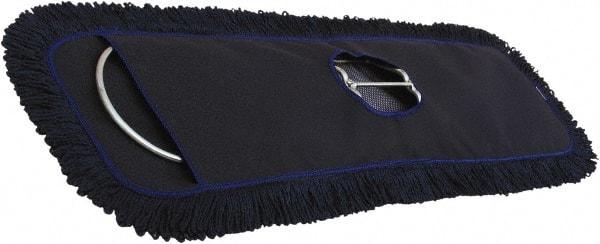 O-Cedar - 18" Long x 5" Wide Microfiber Dust Mop Head - Slip-On/Slip-Through Backing, Launderable - USA Tool & Supply