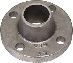 Latrobe Foundry - 5" Pipe, 10" OD, Weld Neck Aluminum Flange - 8 Holes, 5/8" Across Bolt Hole Centers, 150 psi, 3-1/2" Hub Length - USA Tool & Supply