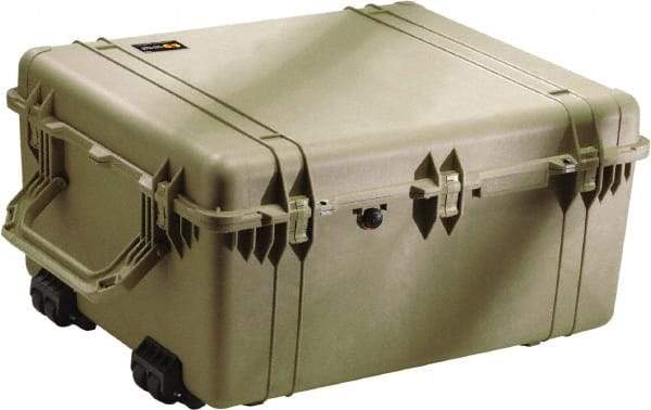 Pelican Products, Inc. - 28-13/32" Wide x 17-21/32" High, Shipping/Travel Case - Olive, Polypropylene - USA Tool & Supply