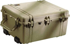 Pelican Products, Inc. - 28-13/32" Wide x 17-21/32" High, Shipping/Travel Case - Olive, Polypropylene - USA Tool & Supply