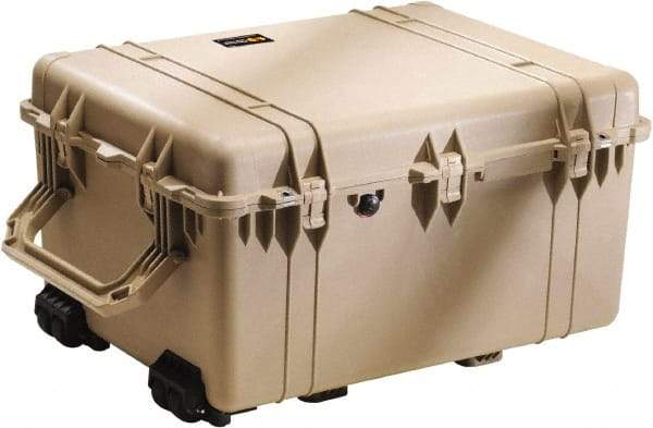 Pelican Products, Inc. - 24-7/32" Wide x 17-31/64" High, Shipping/Travel Case - Tan, Polypropylene - USA Tool & Supply