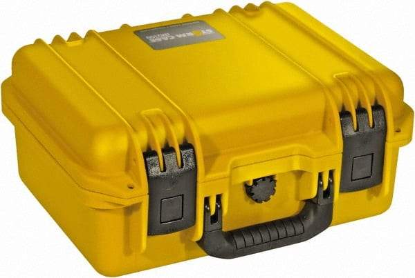 Pelican Products, Inc. - 11-13/32" Wide x 6-1/2" High, Clamshell Hard Case - Yellow, HPX High Performance Resin - USA Tool & Supply