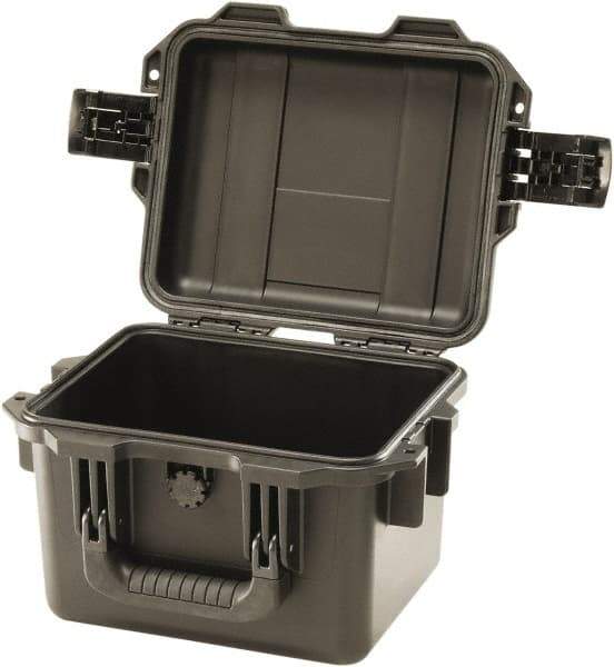 Pelican Products, Inc. - 9-51/64" Wide x 7-45/64" High, Clamshell Hard Case - Black, HPX High Performance Resin - USA Tool & Supply