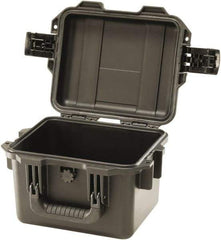 Pelican Products, Inc. - 9-51/64" Wide x 7-45/64" High, Clamshell Hard Case - Black, HPX High Performance Resin - USA Tool & Supply