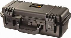 Pelican Products, Inc. - 8-13/32" Wide x 6-45/64" High, Clamshell Hard Case - Black, HPX High Performance Resin - USA Tool & Supply