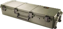 Pelican Products, Inc. - 16-1/2" Wide x 9-13/64" High, Long Gun Case - Olive, HPX High Performance Resin - USA Tool & Supply
