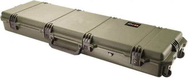 Pelican Products, Inc. - 16-1/2" Wide x 6-45/64" High, Long Gun Case - Olive, HPX High Performance Resin - USA Tool & Supply
